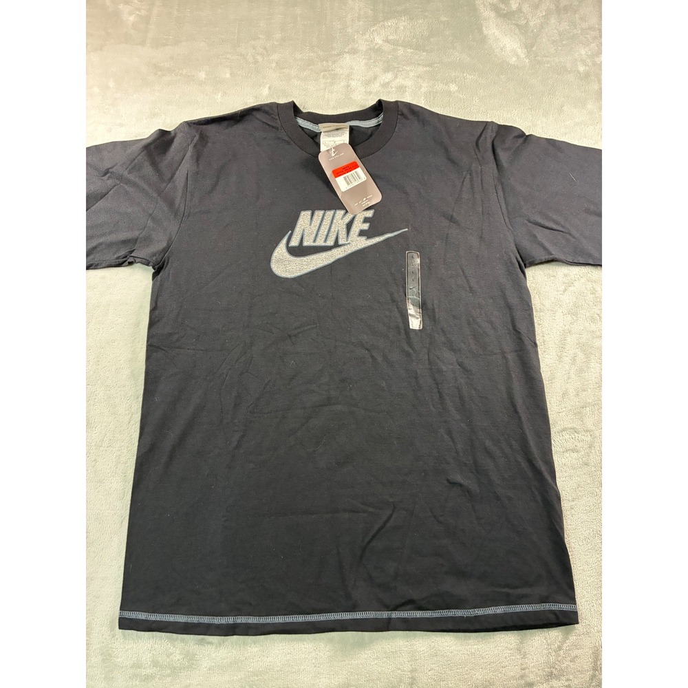Nike Mens Vintage 2005 Swoosh Logo Graphic T-Shirt Black Large 128279-010 NWT